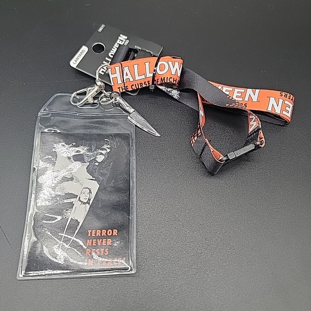 Halloween The Curse of Michael Myers Neck Lanyard ID Badge Holder Detachable